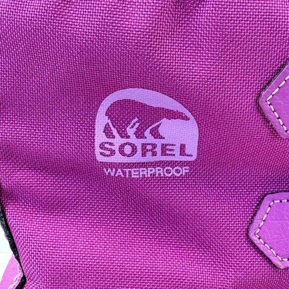 Sorel Yoot Pac Waterproof Winter Snow Boots Fuchsia Pink Lined Womens Size 5 - Picture 9 of 15